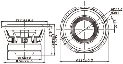 Tang Band W8-740M